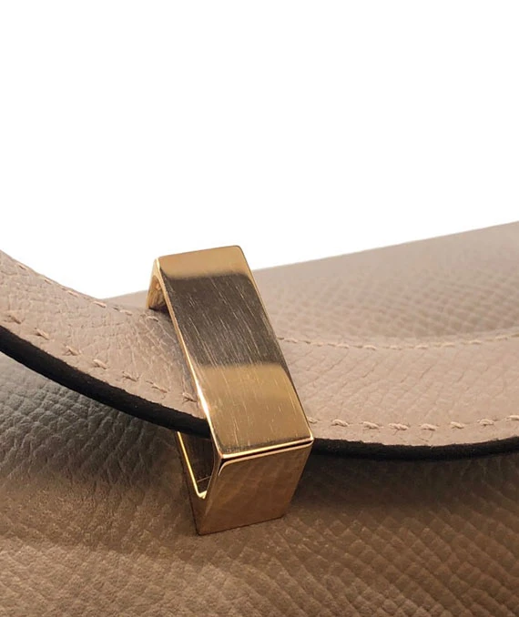Hermes 2018 Constance 3 24 Handbag in Gris Asphalt with Gold Hardware
