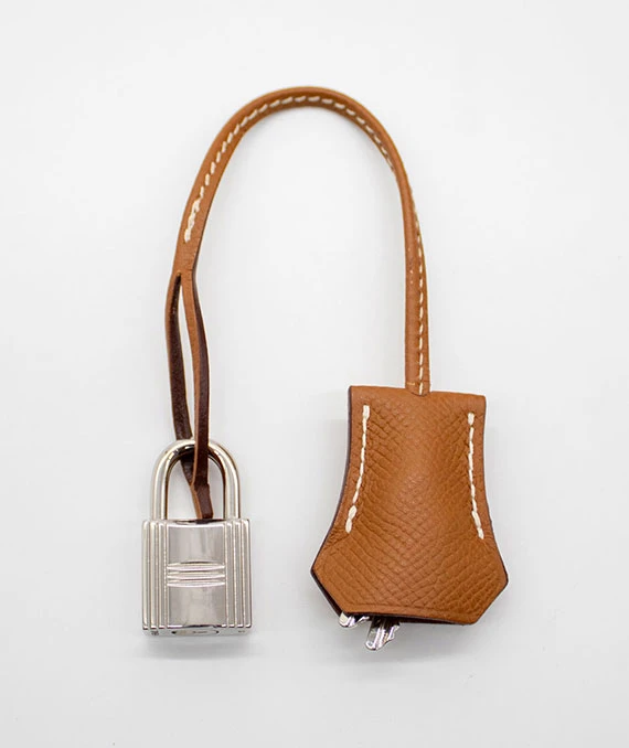 Hermes Size 28 Kelly Epsom Leather Handbag in Gold Color with Palladium Hardware