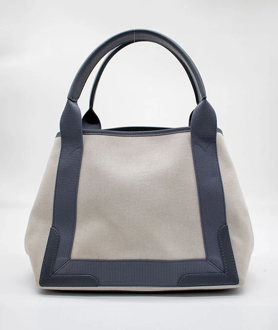 Balenciaga Navy XS Grey Cabas Bag