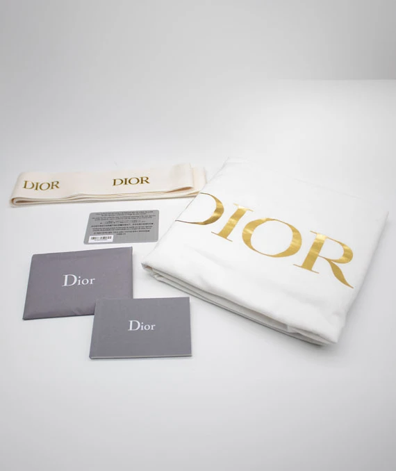 Christian Dior Navy Blue & Beige Book large Tote Canvas bag
