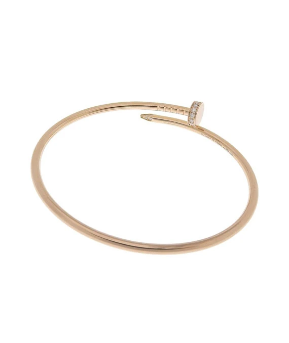 Cartier Juste Un Clo SM bangle K18PG Mele diamond size 16