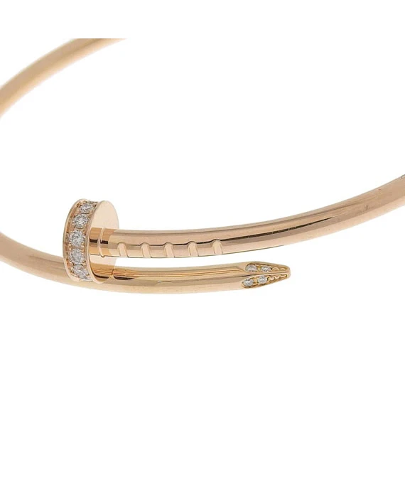 Cartier Juste Un Clo SM bangle K18PG Mele diamond size 16