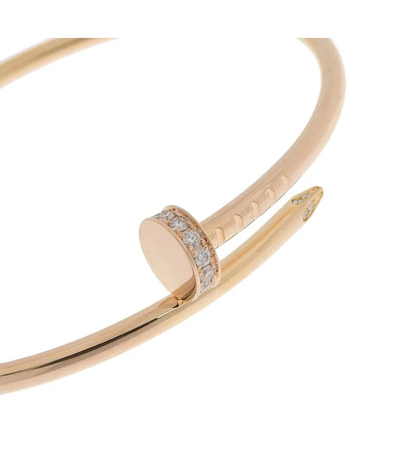 Cartier Juste Un Clo SM bangle K18PG Mele diamond size 16