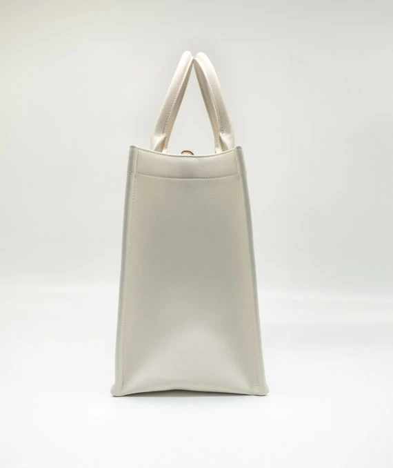 Christian Dior Medium Book Tote Latte Macrocannage Calfskin Leather Bag