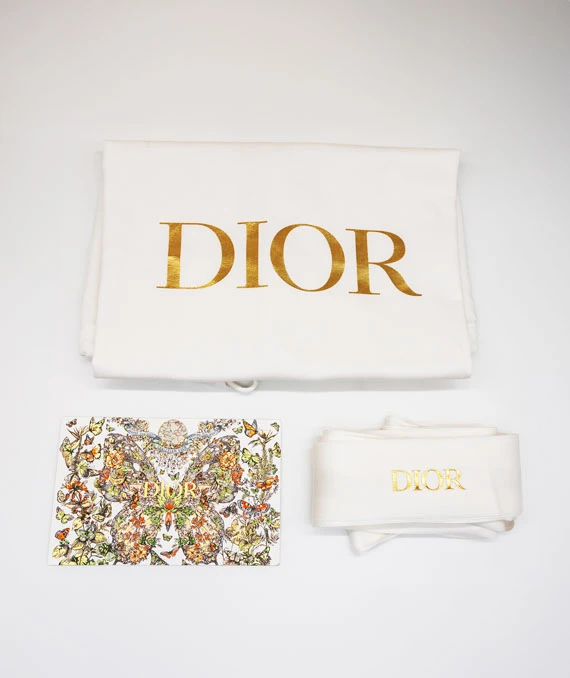 Christian Dior Medium Book Tote Latte Macrocannage Calfskin Leather Bag