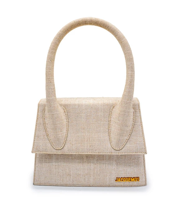 Jacquemus Light Greige Grand Le Chiquito Top Handle Tote Bag
