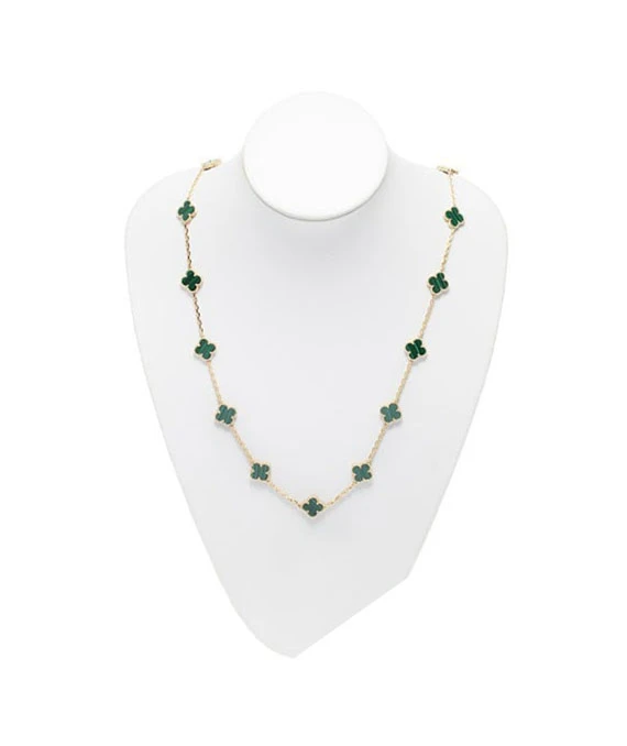 Van Cleef & Arpels Vintage Alhambra Long 20 Motifs Necklace in 18k Yellow Gold