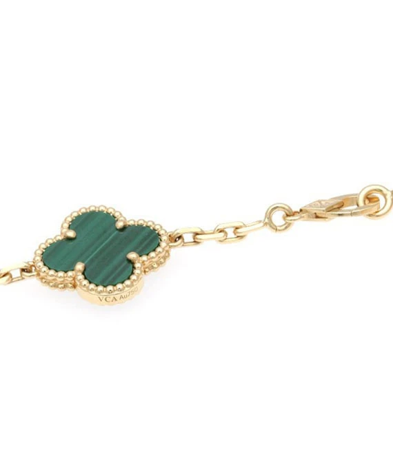 Van Cleef & Arpels Vintage Alhambra Long 20 Motifs Necklace in 18k Yellow Gold