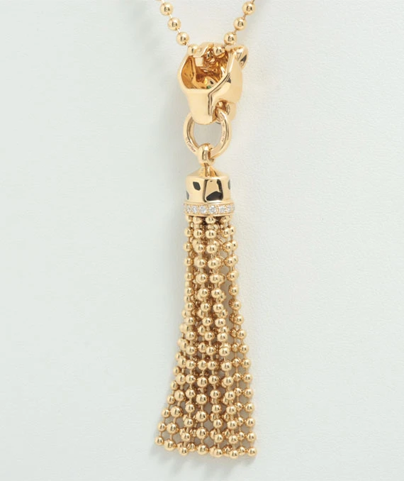 Cartier Panthère de Cartier Tsavorite 18k Yellow Gold Necklace