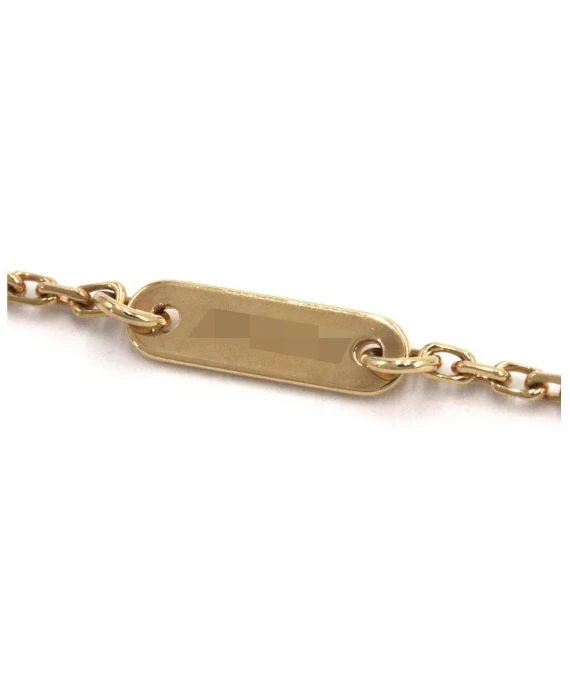 Van Cleef & Arpels Frivol Pendant Mini Necklace In 18k Yellow Gold