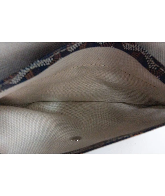 Goyard Navy Goyardine Coated Canvas and Leather Saint Louis PM Tote bag