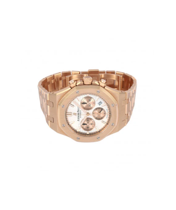 Audemars Piguet Royal Oak Chronograph 26315OR. OO.1256OR.01 Silver and Pink Gold Dial Men's 38.0mm Watch