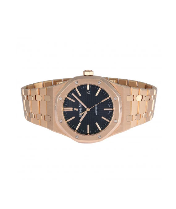 Audemars Piguet Royal Oak 15400OR. OO.1220OR.01 Black Dial Men's 41.0mm Watch