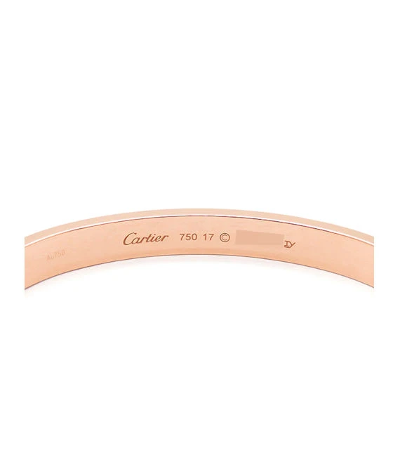 Cartier Pink Gold Love Bracelet 18k Size 16 With Driver