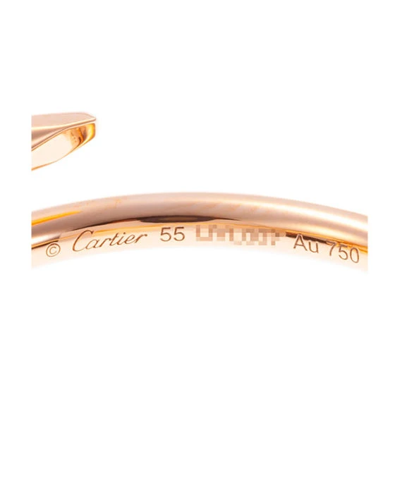 Cartier Just Un Clou Size 15 Ring In 18k Pink Gold