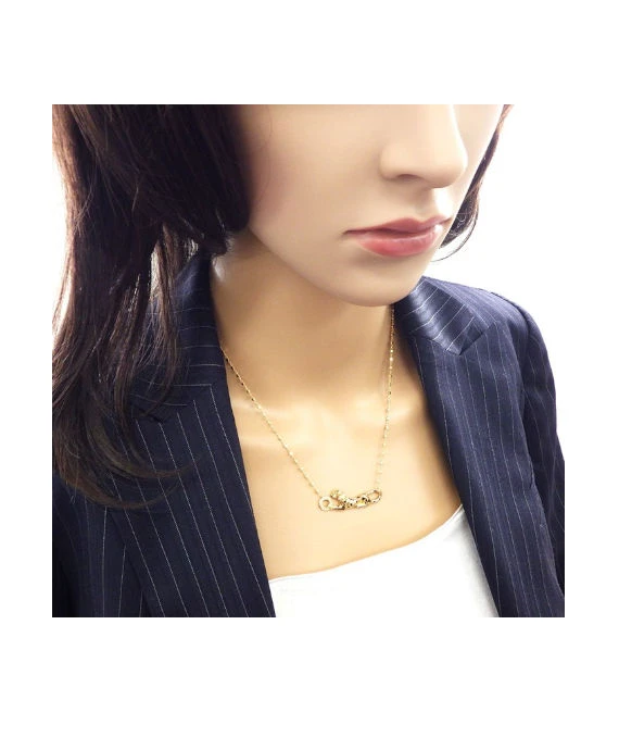 Cartier Panthere Tsavorite Garnet 18k Yellow Gold Necklace