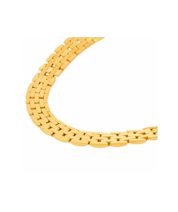 Cartier Mailon Panthere 5 Row Necklace In 18k Yellow Gold