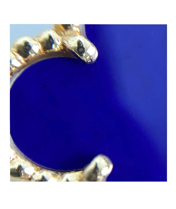 Van Cleef & Arpels Vintage Alhambra Blue Sable Diamond Bracelet In 18k Yellow Gold
