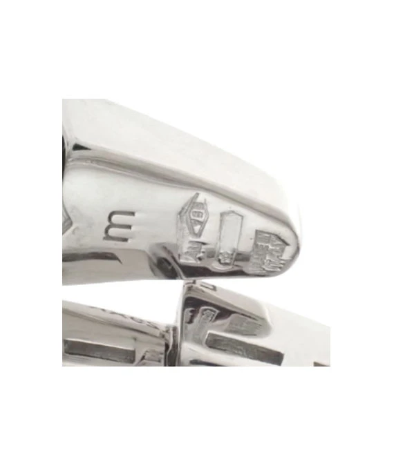 Bvlgari Size 14  Serpenti Viper Diamond Bracelet In 18k White Gold