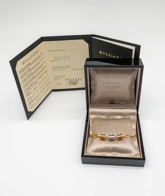 Bvlgari B.zero1 Tricolor Bracelet in 18K Yellow, White and Rose Gold