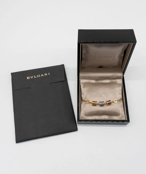 Bvlgari B.zero1 Tricolor Bracelet in 18K Yellow, White and Rose Gold