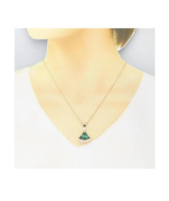 Bvlgari Diva Dream Malachite and Diamond Necklace