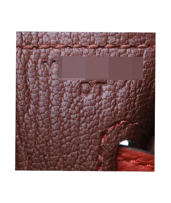 Hermes 2020 Birkin (Stamp Y) Size 25 Togo Leather handbag in Rouge Casaque Color with Silver Hardware