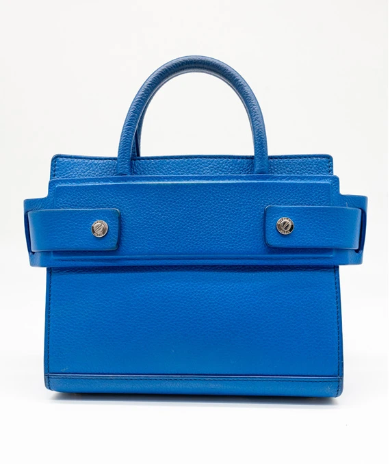 Givenchy Blue Horizon Mini Leather Satchel Bag