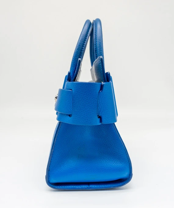 Givenchy Blue Horizon Mini Leather Satchel Bag
