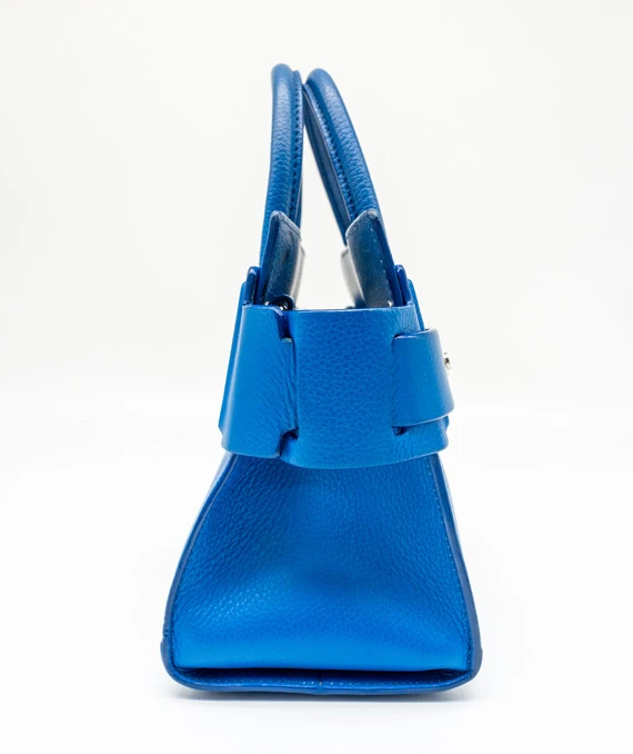 Givenchy Blue Horizon Mini Leather Satchel Bag