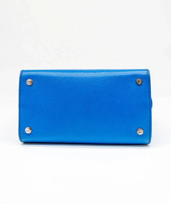 Givenchy Blue Horizon Mini Leather Satchel Bag