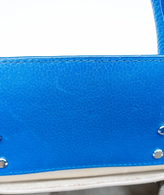 Givenchy Blue Horizon Mini Leather Satchel Bag