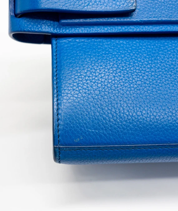 Givenchy Blue Horizon Mini Leather Satchel Bag