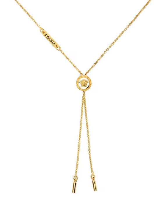 Versace Medusa Head Charm Necklace