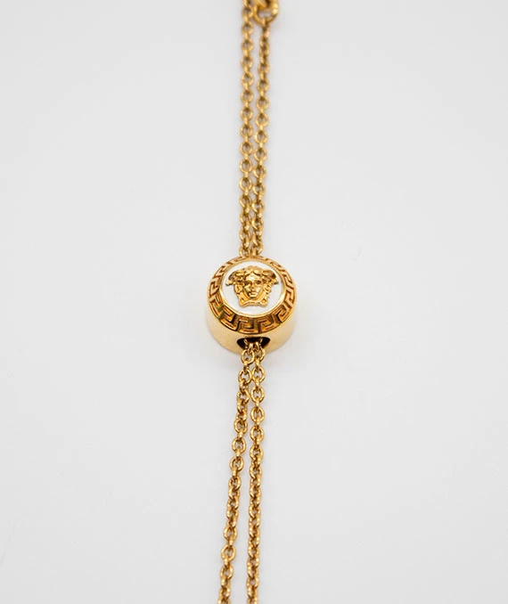 Versace Medusa Head Charm Necklace