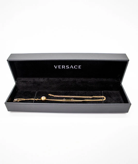 Versace Medusa Head Charm Necklace